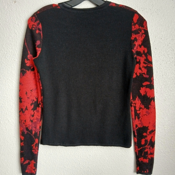 Diane Von Furstenberg Ibiza Jacquard Merino Wool Cardigan - Picture 3 of 12